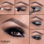 Arabic Blue And Gold Look Using Motives Cosmetics
